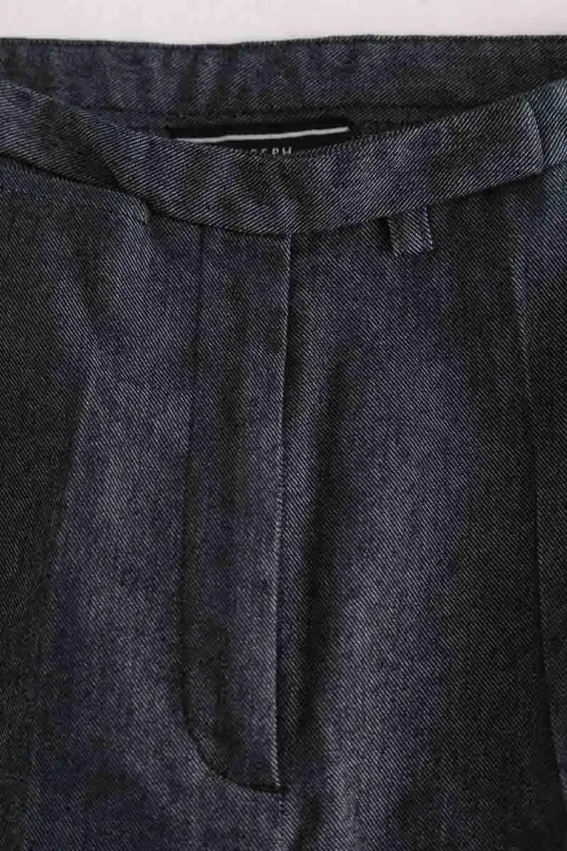 Pantalon droit Joseph Bleu en Coton