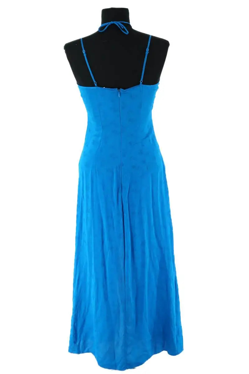 Robe From Future Bleu en Soie