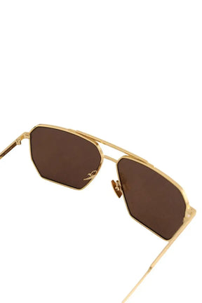 Lunettes de soleil Bottega Veneta Doré en Métal