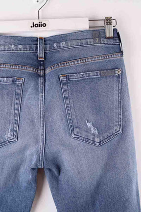 Droit 7 For All Mankind  Bleu