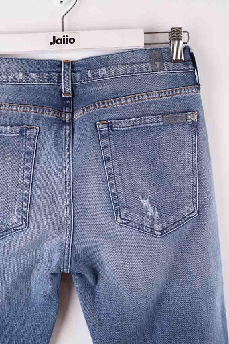 Droit 7 For All Mankind  Bleu
