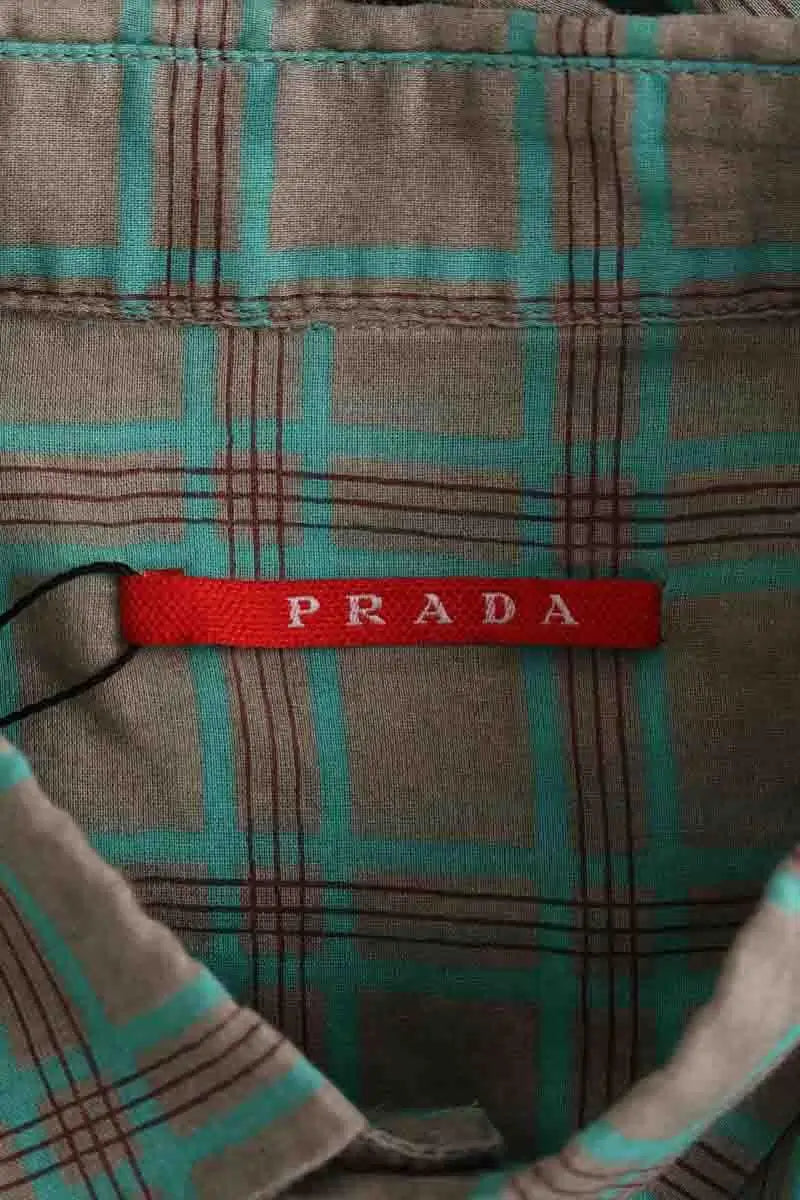 Chemise Prada Vert en Coton