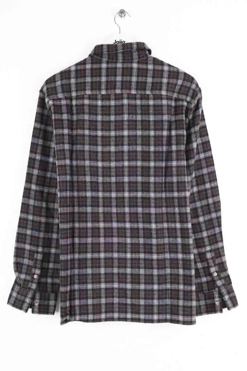 Chemise APC Kaki en Laine