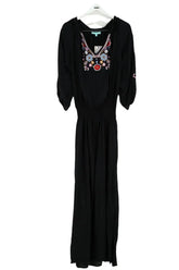 Robe Melissa Odabash Noir en Viscose, taille S - Seconde Main