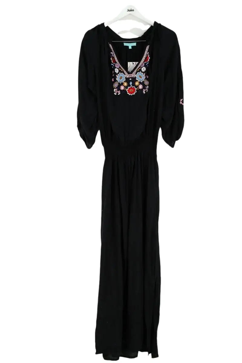 Robe Melissa Odabash Noir en Viscose, taille S - Seconde Main