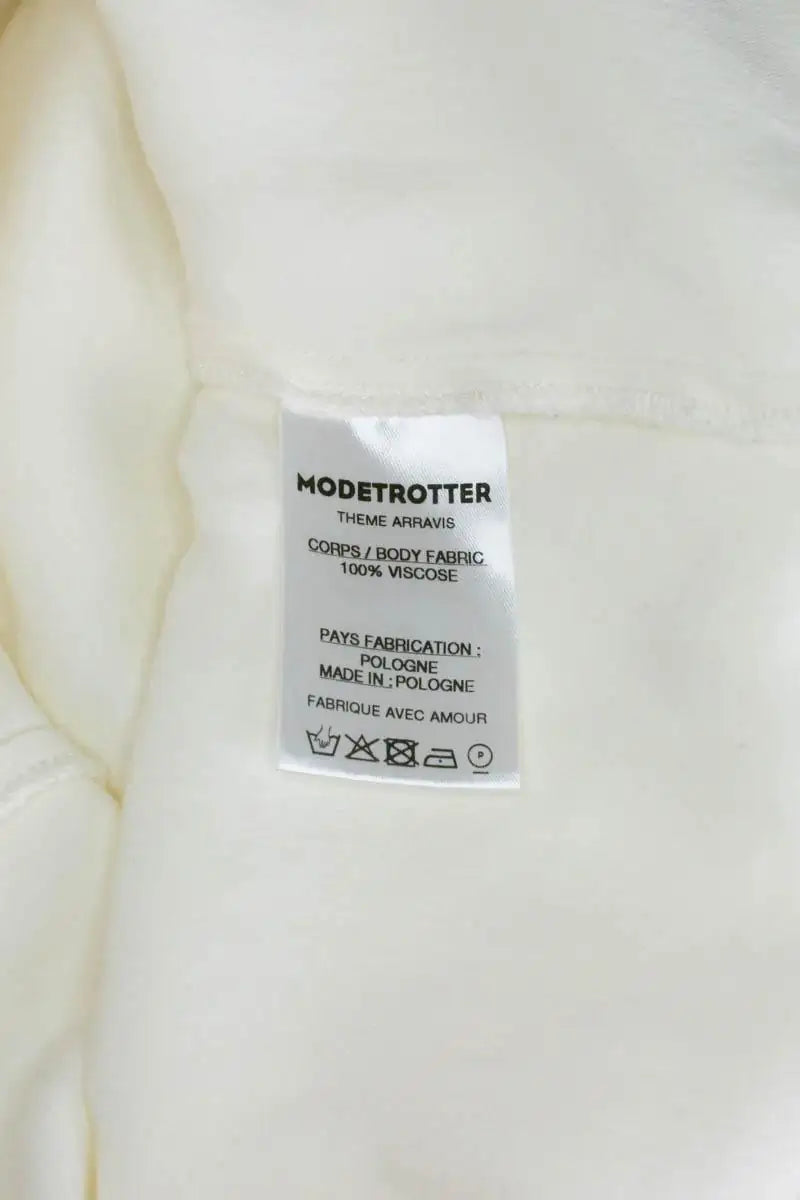 Blouse Modetrotter Ecru en Viscose
