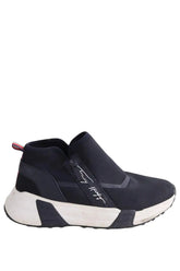 Baskets Tommy Hilfiger Marine en Tissu, taille 40 - Seconde Main