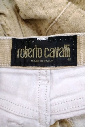 Jean droit Roberto Cavalli  Marron