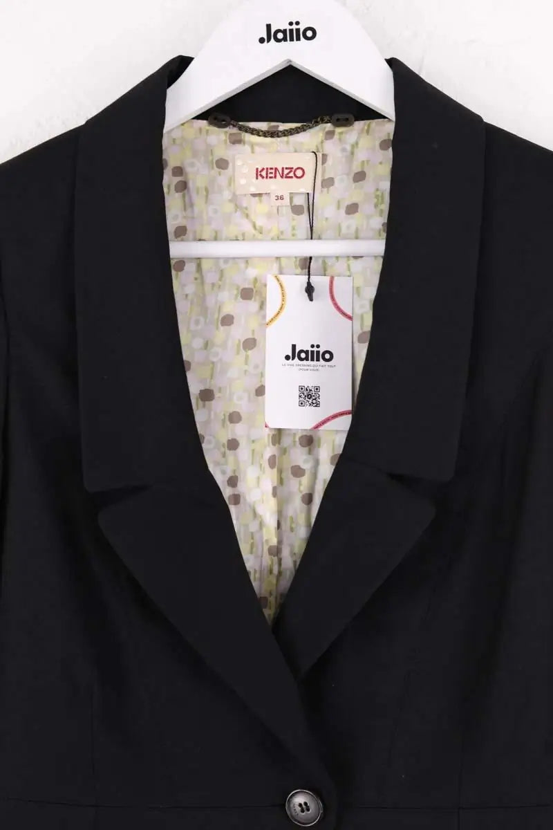 Blazer Kenzo Noir en Laine