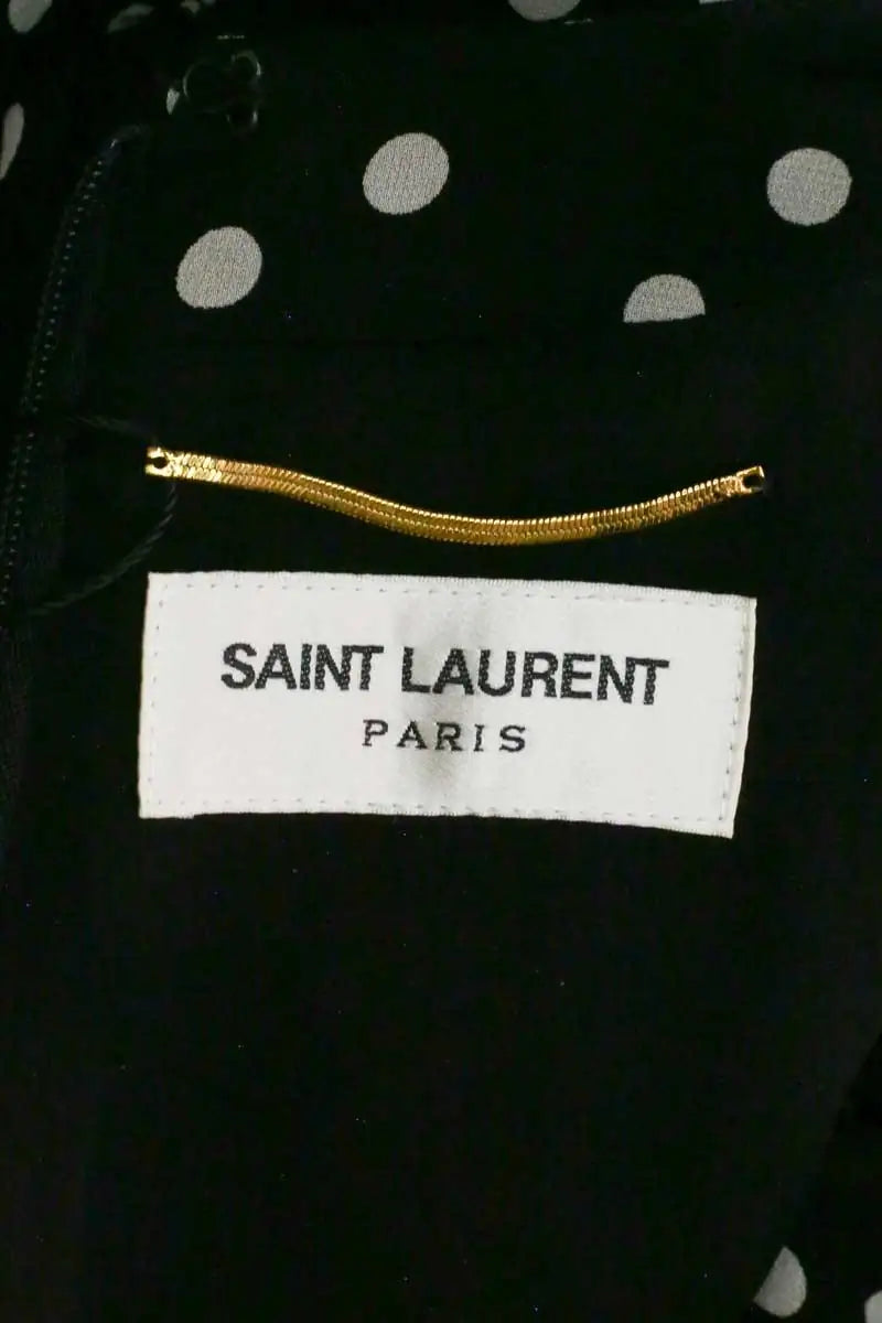 Robe Saint Laurent Noir en Soie