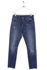 Jean droit Levi's 501 Bleu en Coton, taille M - Seconde Main