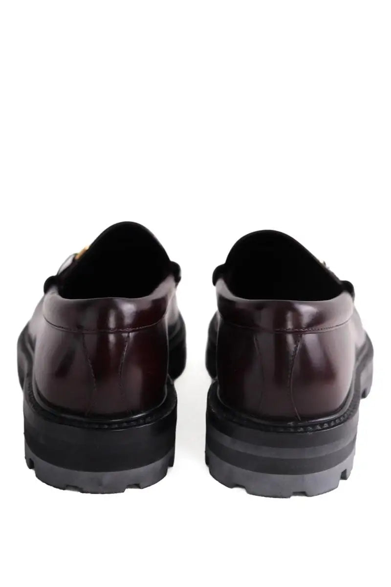 Mocassins Celine Margaret Bordeaux en Cuir