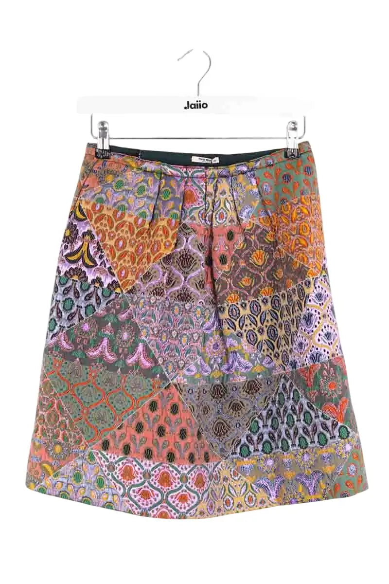 Mini jupe Miu Miu Multicolore en Synthétique, taille XXS - Seconde Main