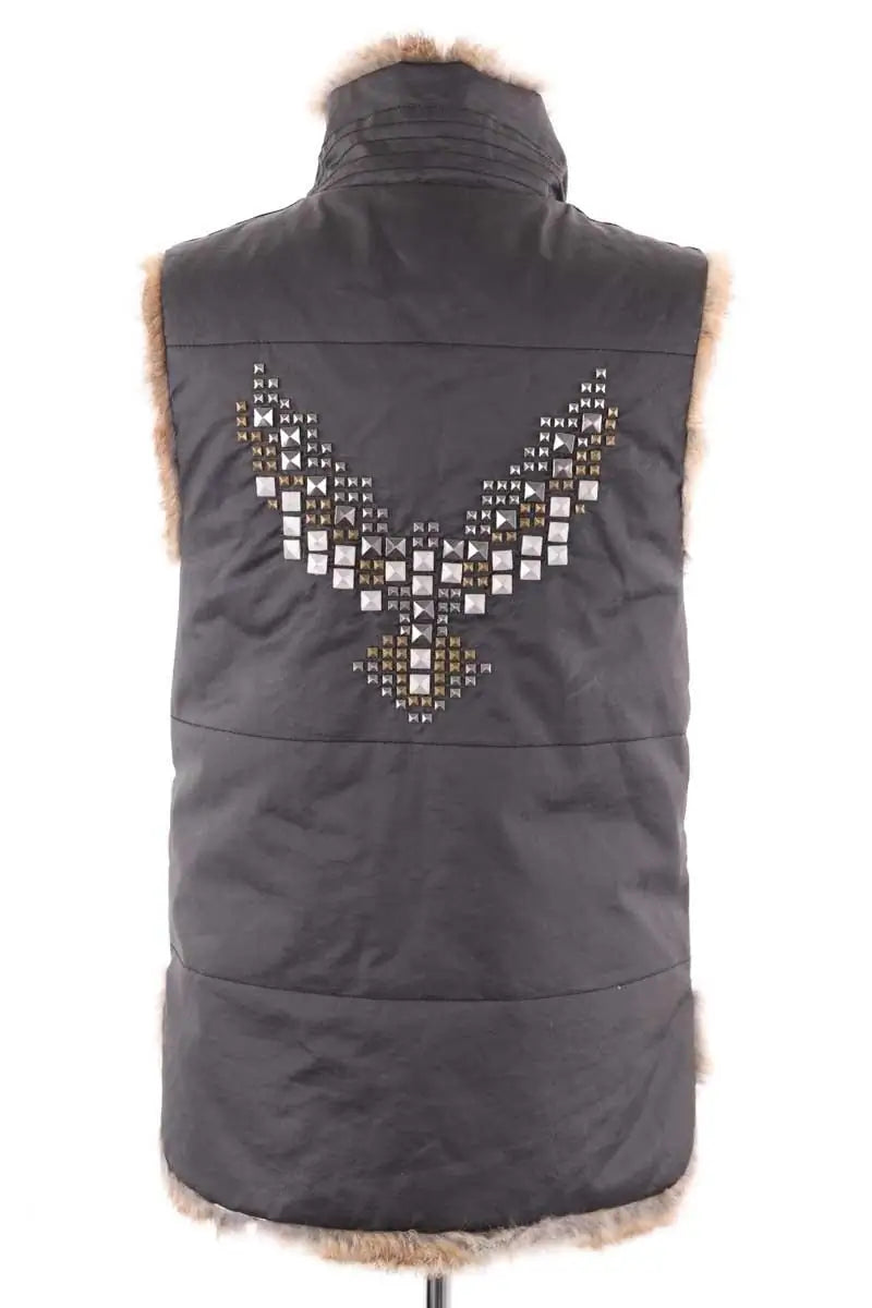 Veste Zadig & Voltaire Khel studs Noir en Fourrure