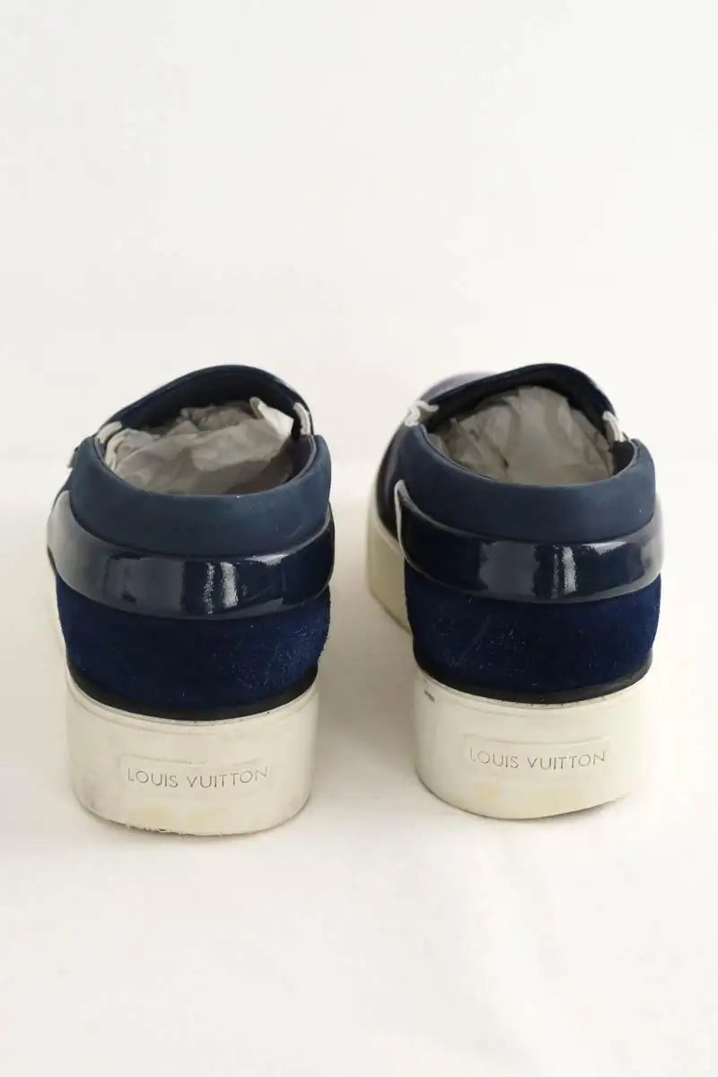 Baskets Louis Vuitton  Bleu
