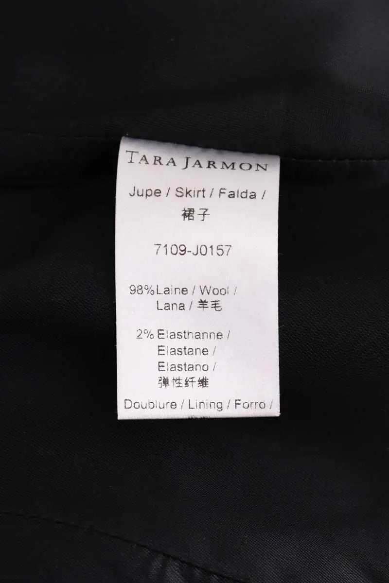 Jupe Tara Jarmon Noir en Laine