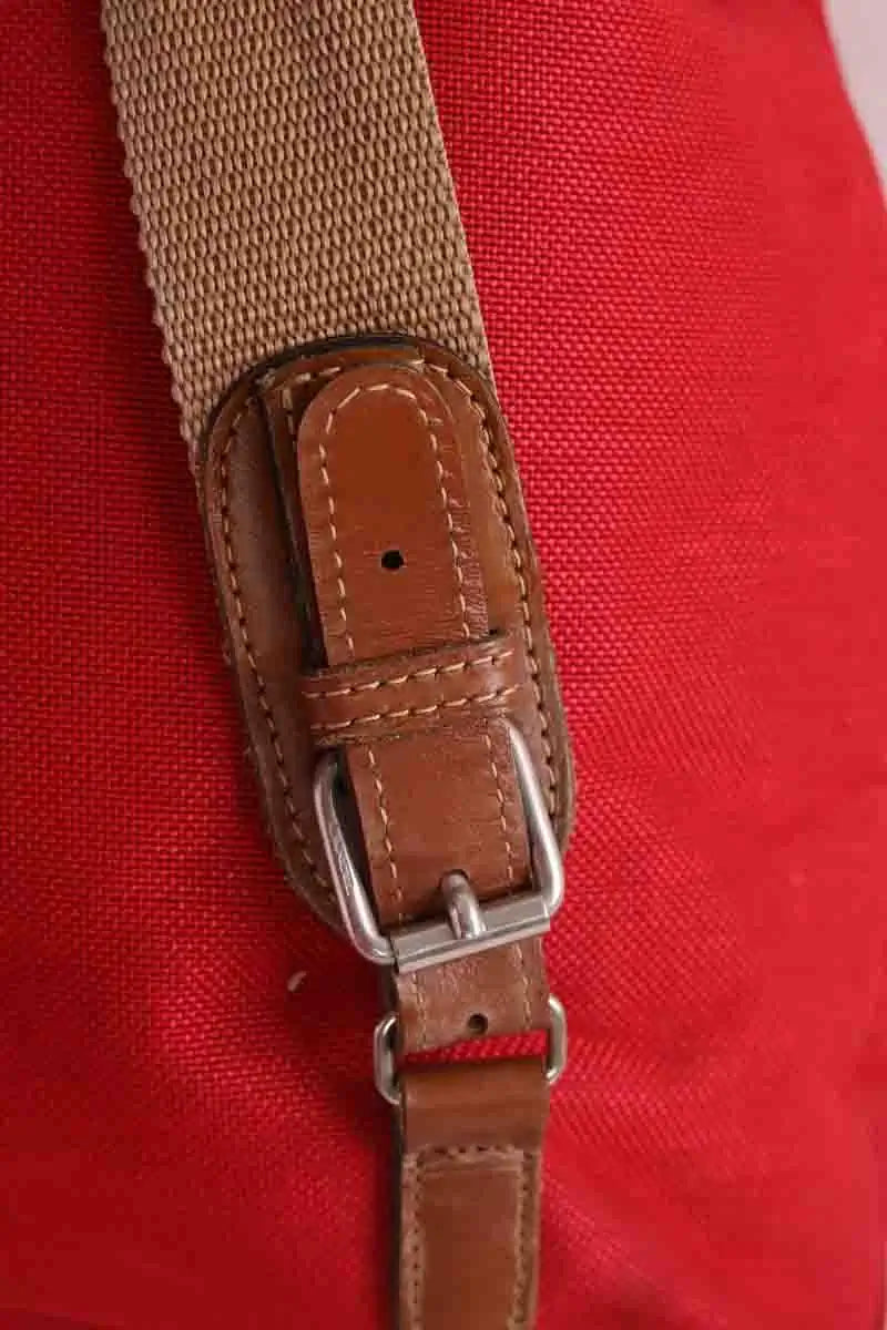Sac à dos Lancel Rouge en Tissu