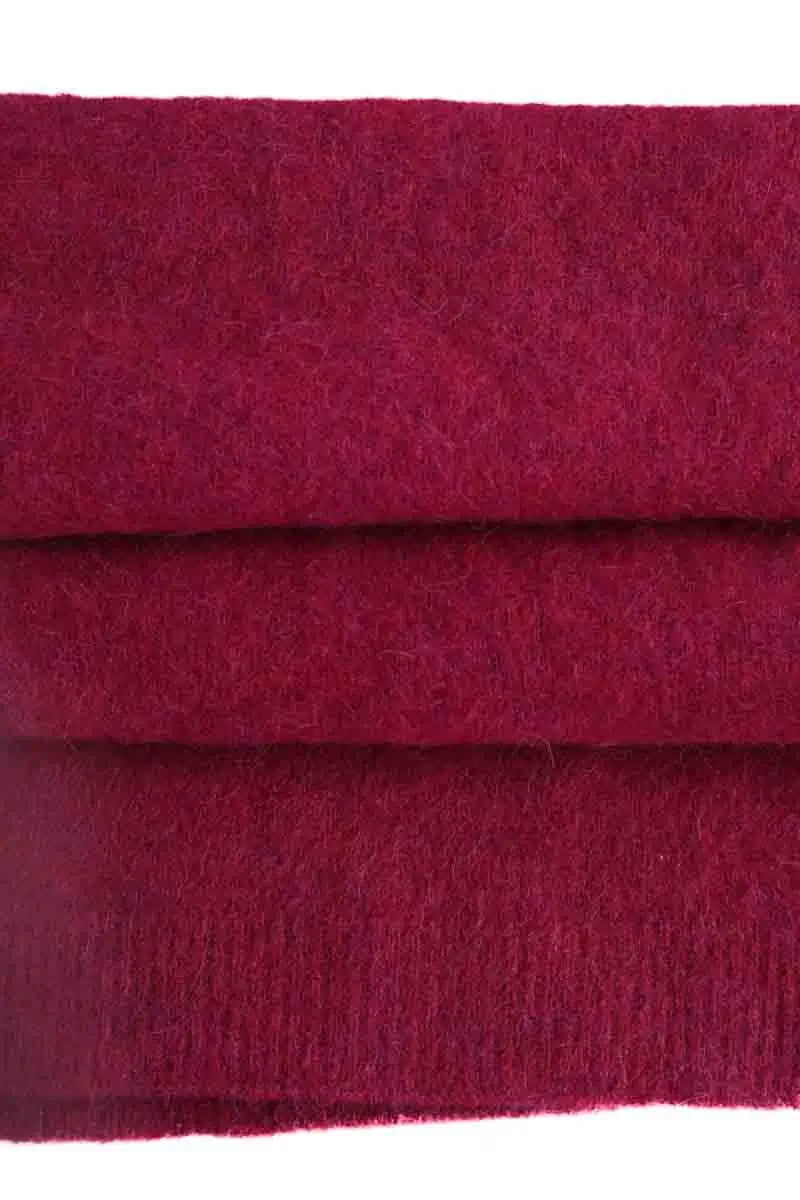 Écharpe Sézane Rose en Laine