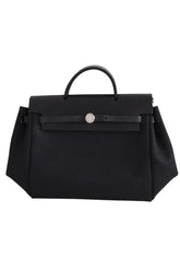 Sac à main Hermès Herbag Noir en Cuir - Seconde Main