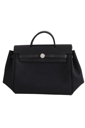 Sac à main Hermès Herbag Noir en Cuir - Seconde Main
