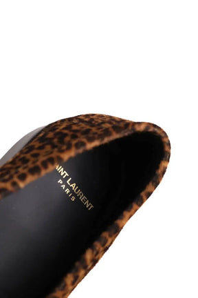Mocassins Saint Laurent Marron en Cuir