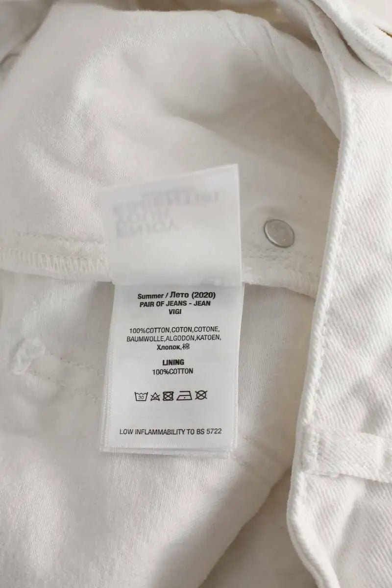 Jean droit Essentiel Antwerp  Blanc