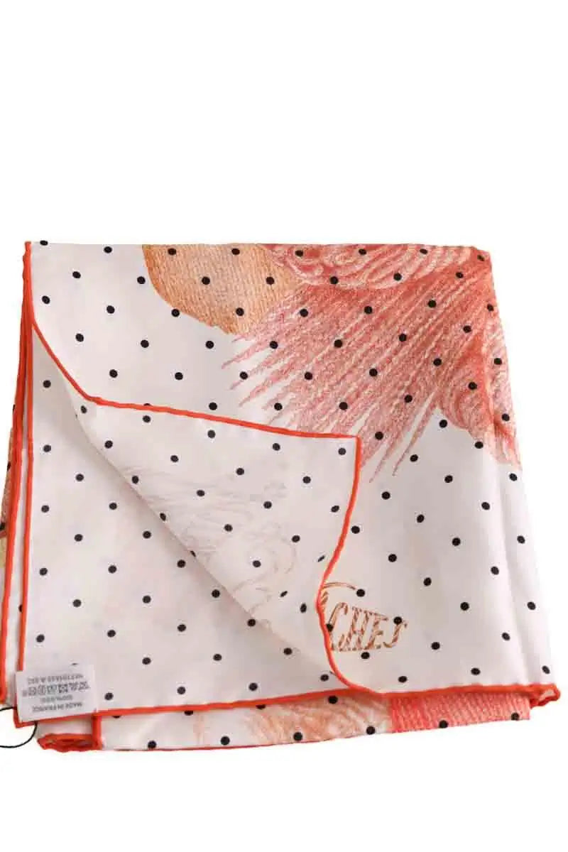 Carré Hermès Plumets et Panaches  Beige en Soie