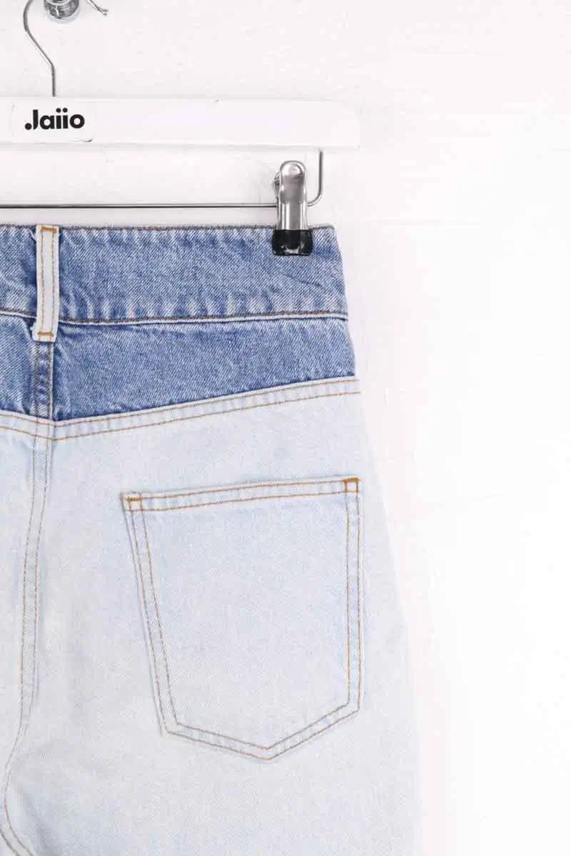 Jean droit Ba&Sh Bleu en Coton