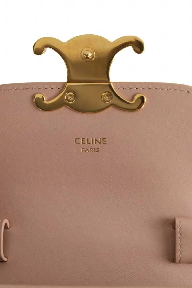 Mini sac Celine Mini Claude Beige en Cuir