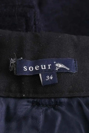 Pantalon Soeur Marine en Laine