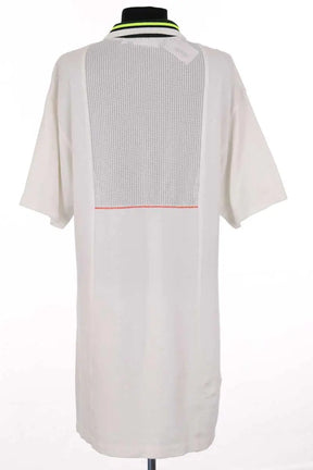 Robe Lacoste Blanc en Coton