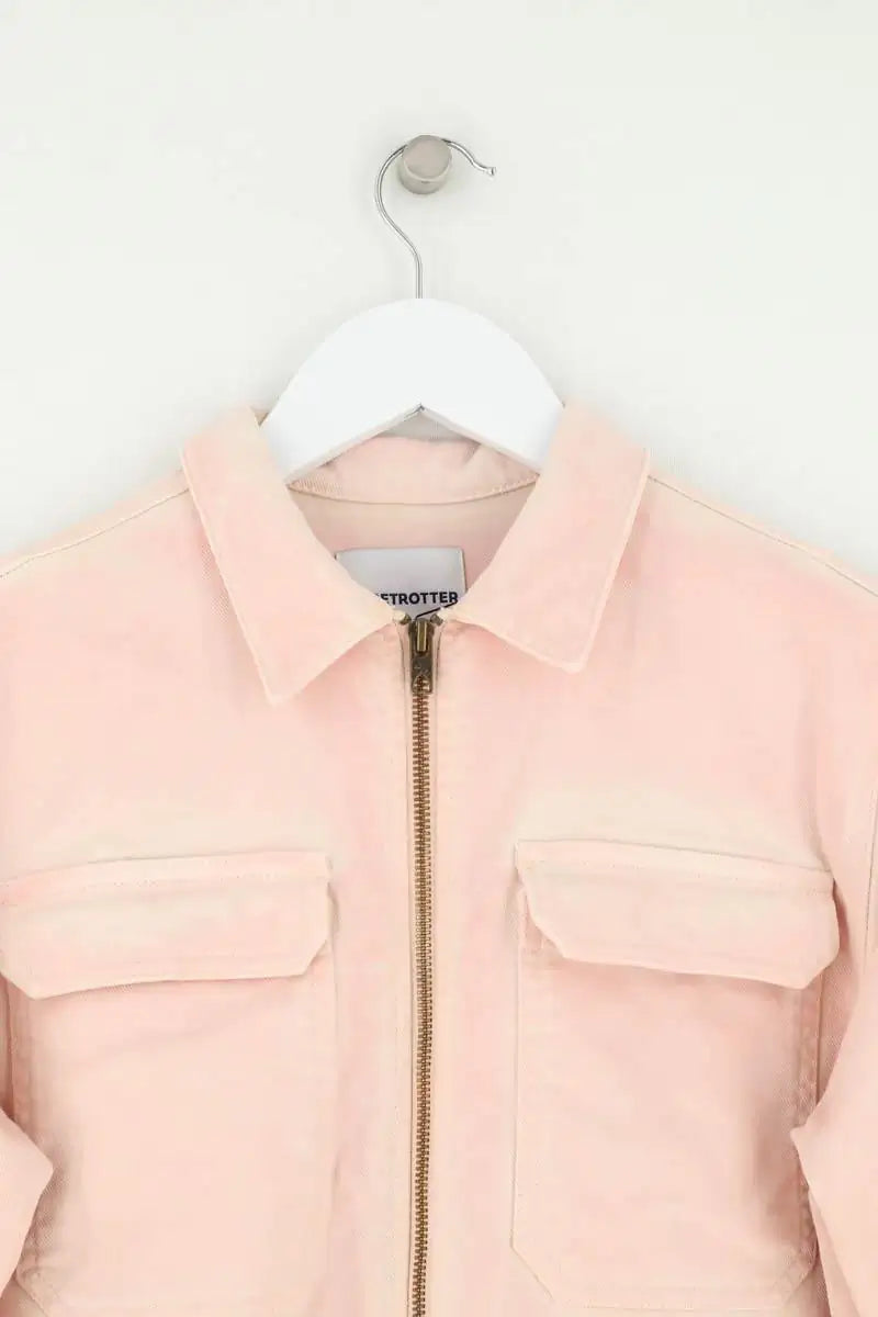 Combishort Modetrotter Rose en Coton