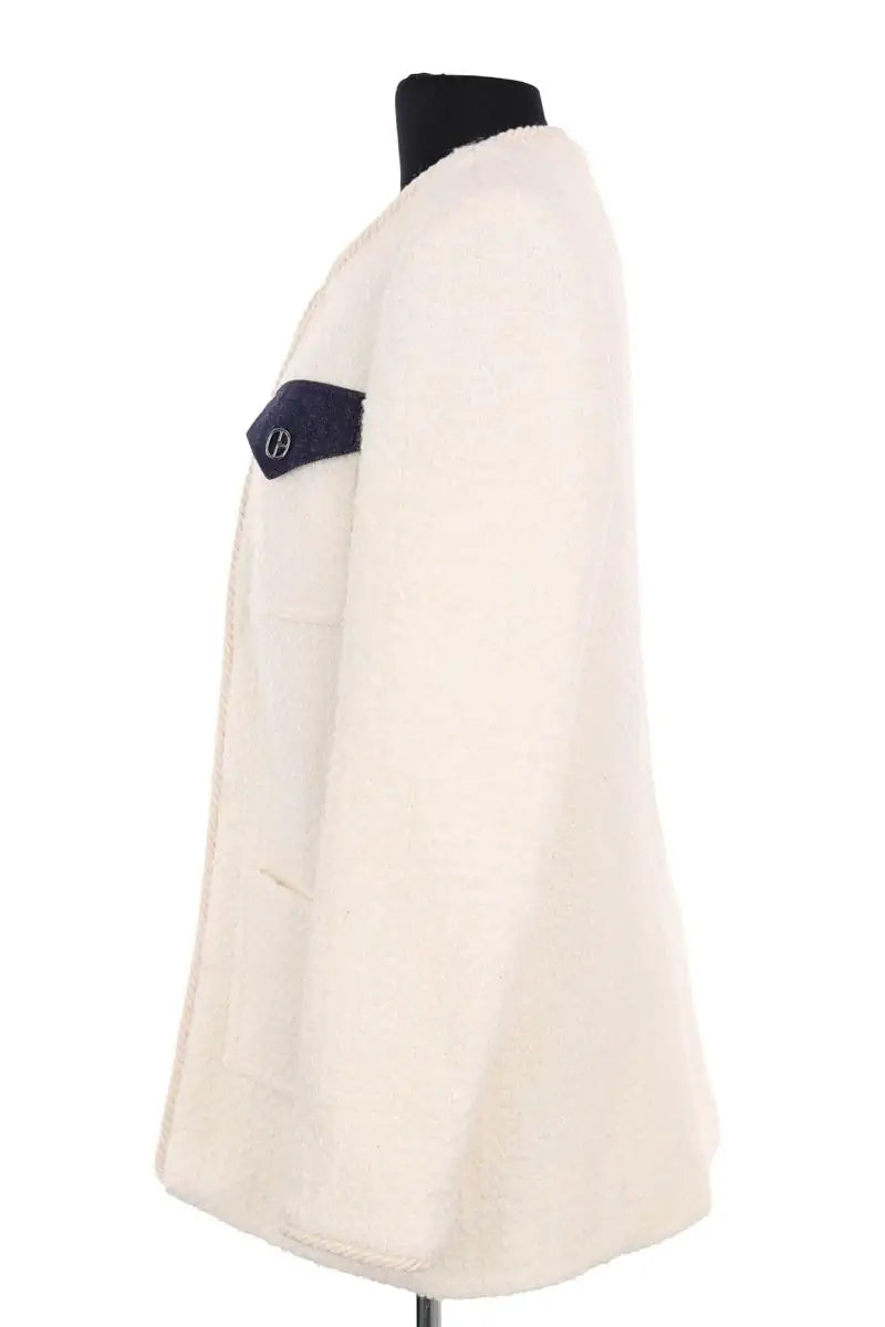 Veste Claudie Pierlot Blanc en Synthétique