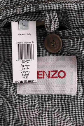 Manteau Kenzo Marron en Cuir