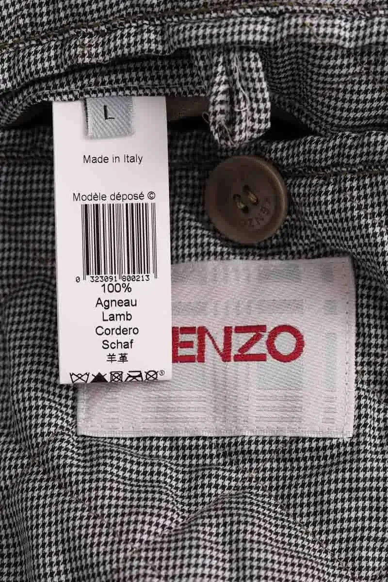 Manteau Kenzo Marron en Cuir