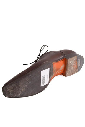 Chaussures à lacets Santoni Marron en Cuir