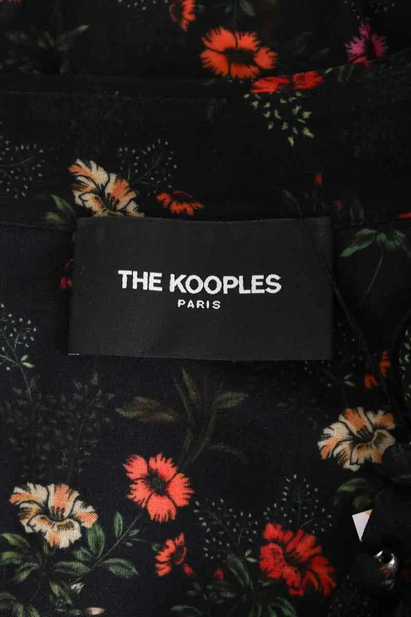 Blouse The Kooples Noir en Synthétique