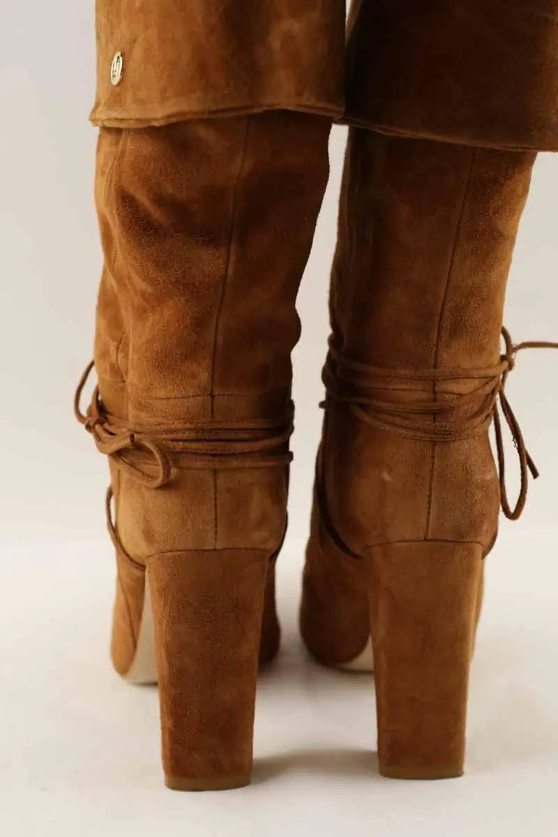 Bottes Liu Jo Camel en Daim