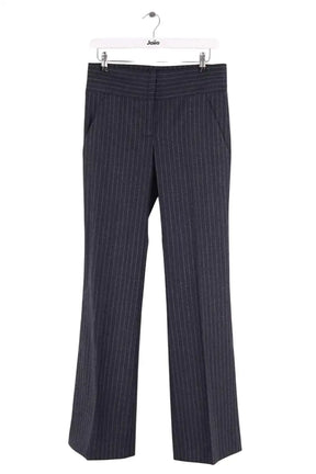Pantalon bootcut Balmain Anthracite en Laine, taille XS - Seconde Main