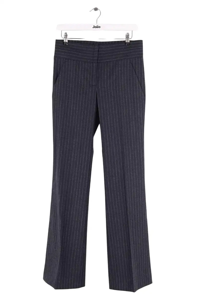 Pantalon bootcut Balmain Anthracite en Laine, taille XS - Seconde Main