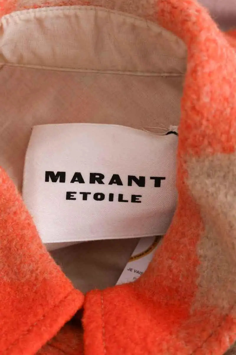 Manteau Isabel Marant Orange en Synthétique