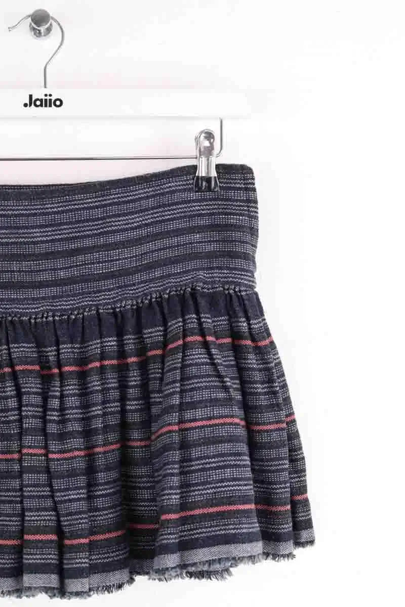 Mini jupe Isabel Marant Gris en Lin