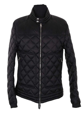 Doudoune Moncler Noir en Synthétique, taille S - Seconde Main