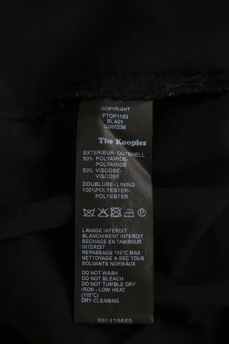 Blouse The Kooples  Noir