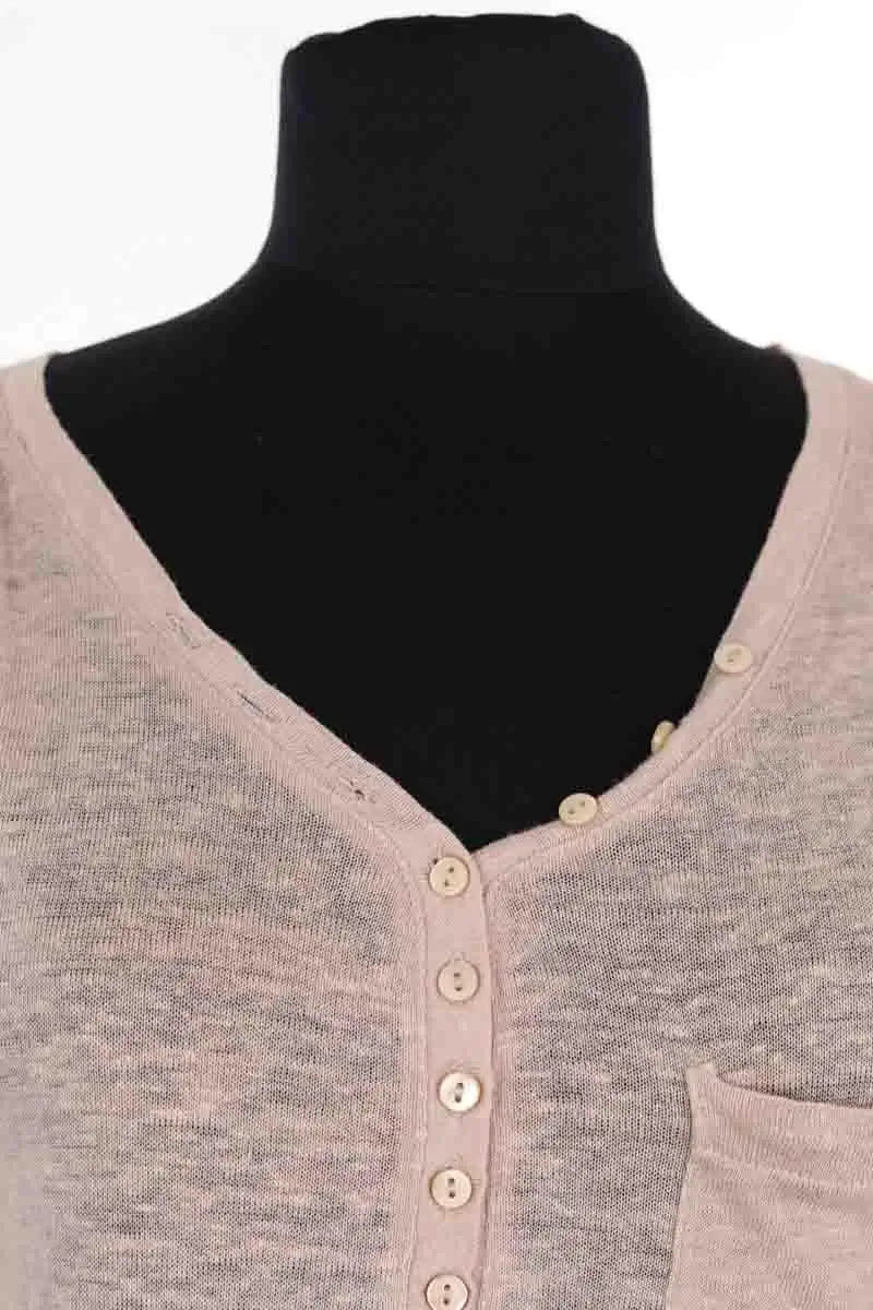 Top Gerard Darel Beige en Lin
