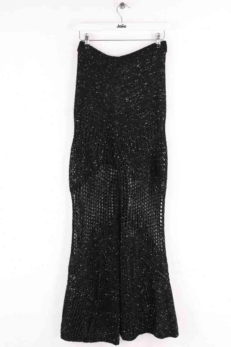 Pantalon droit Mes Demoiselles Noir en Synthétique
