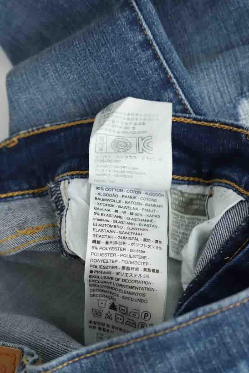 Slim Levi's 710 Bleu