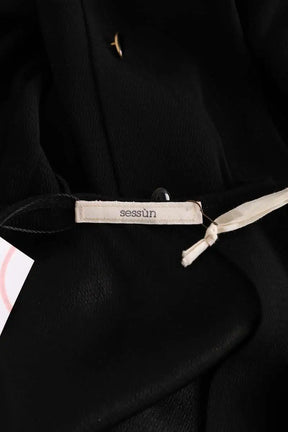 Robe Sessun Noir en Synthétique