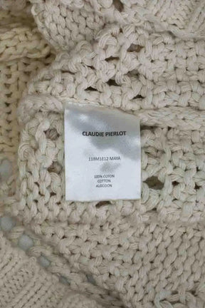 Pull Claudie Pierlot Ecru en Coton