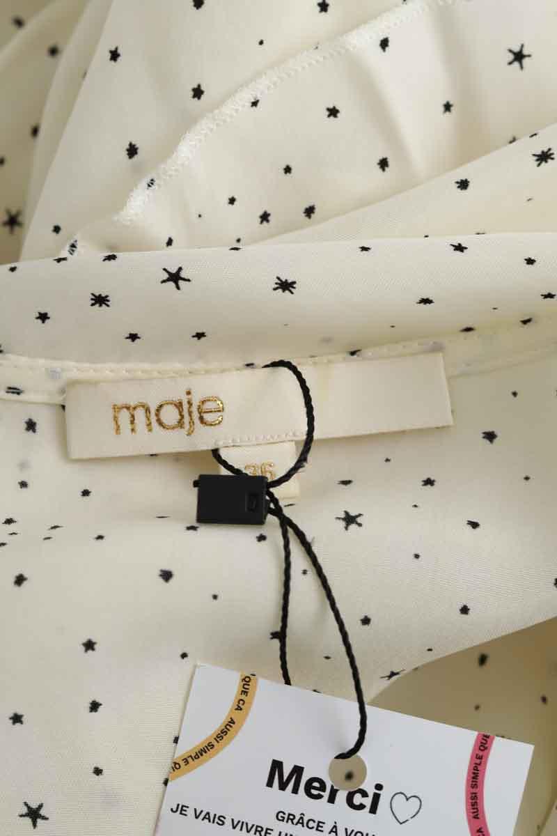 Mi-longueur Maje  Blanc